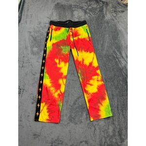 GUESS x J Balvin‎ Tie Dye Jogger Pants Size M Lightning Bolt Track Streetwear